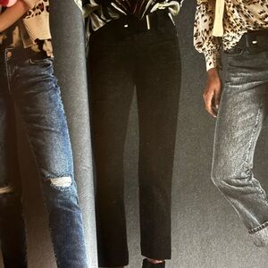 CAbi Barrister Trouser Charcoal Ponte Straight Leg Women's Pants Size 10 4317